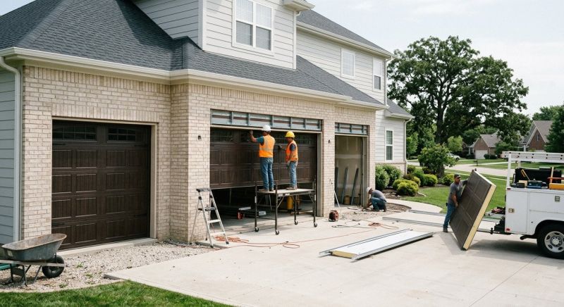 Three Car Garage Installation in Houston, TX