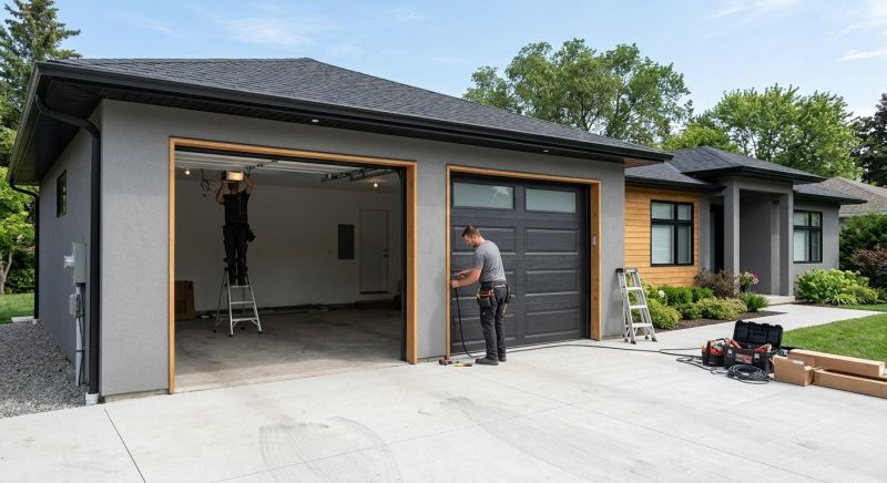 Three Car Garage Installation in North Charleston, SC