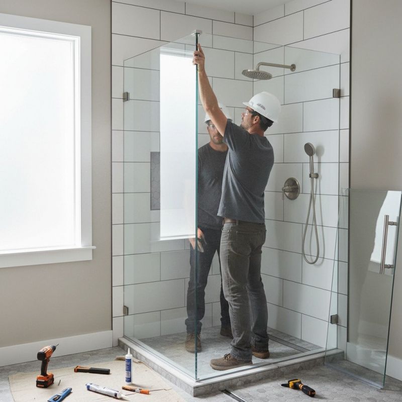 Glass Shower Door Installation in Littleton, CO