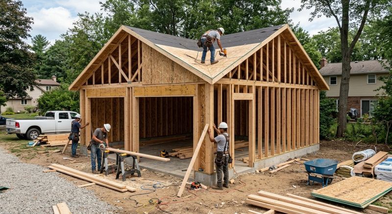 Metal Garage Construction in Pearland, TX