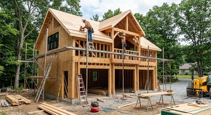 Two Story Garage Construction in Las Vegas, NV