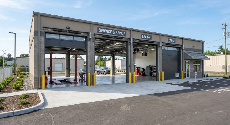 Warehouse Garage Construction in North Charleston, SC